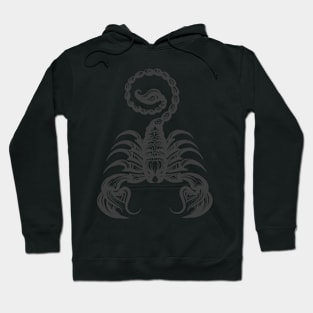 Scorpion engraving illustration Hoodie